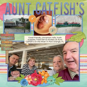Lunch @ Aunt Catfish's on the River