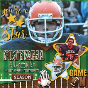 Superstar Football Player