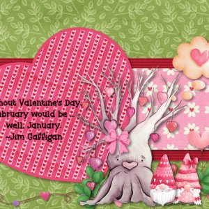 CARD Valentine Gnome