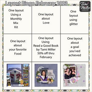 February Layout Bingo