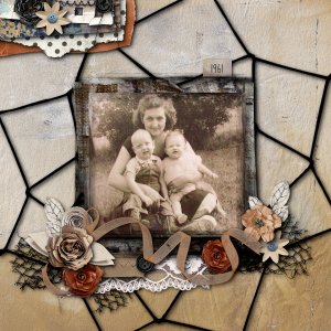 My Mother with my Brother + I