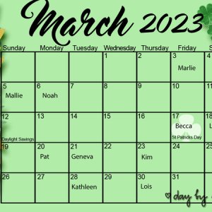 Desk top Calendar