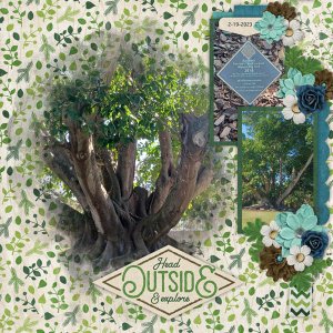 Masked Memories 5 Temp #1-Miss Fish Back to Nature-CathyK