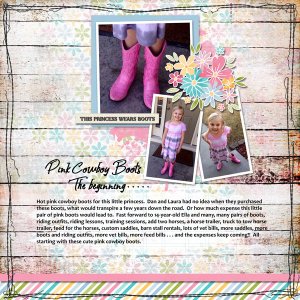 Ella Pink Boots