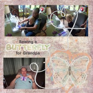 Sewing a Butterfly