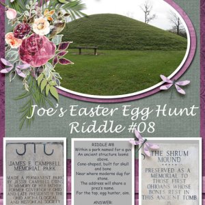 Joe's Easter Egg Hunt Riddle #08