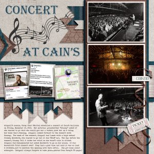 Corey Kent's concert at Cains (Abigail's cousin) - 12.23.22