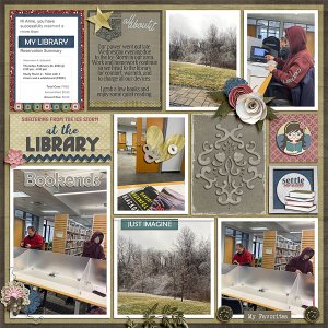 Sheltering From the Ice Storm at the Library