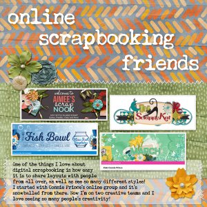 Online Scrapbooking Friends