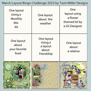 March 2023 Bingo Challenge