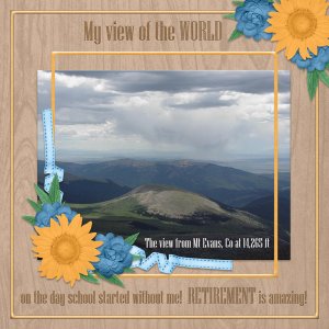 My view of the world ...