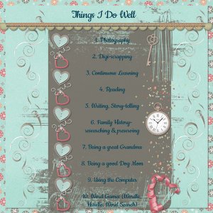 3/2023 10 Things I Do Well