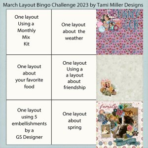 March Layout BINGO