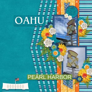 Sidelines Temp #3-Miss Fish, Travelogue Hawaii-CAP