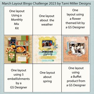 Bingo Challenge March 2023
