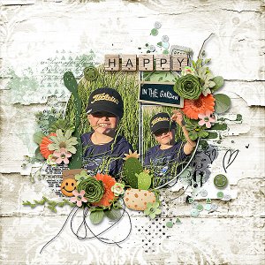 happy in the garden