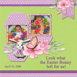 Look what the Easter Bunny left for us