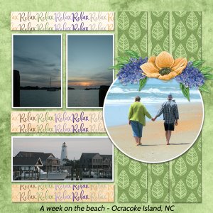 A week on the beach ...