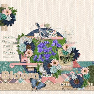 Heirloom Garden in Bloom