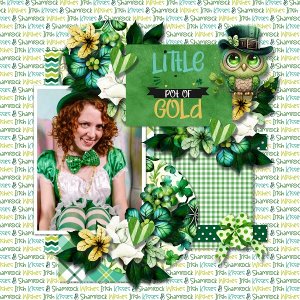 Irish kisses + shamrock wishes