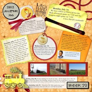 Journal 366, Week 29