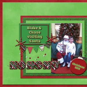 Blake +amp; Chase Viviting Santa!