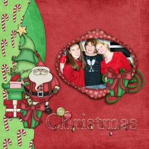 Christmas word art