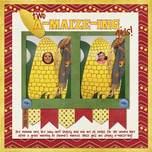 two A-MAIZE-ING girls!