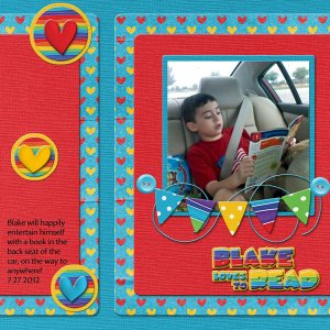Blake loves to Read