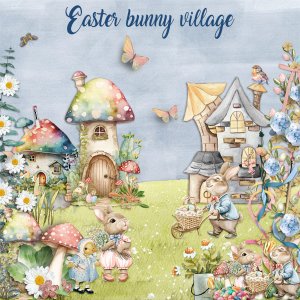 Easter-bunny-village