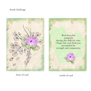 Brush Challenge_Sympathy Card