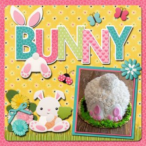 Bunny Butt Cake
