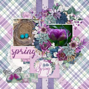 Hello Spring - Scraplift Challenge April 2023