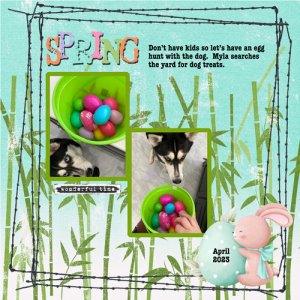2023-04 Myla Egg Hunt