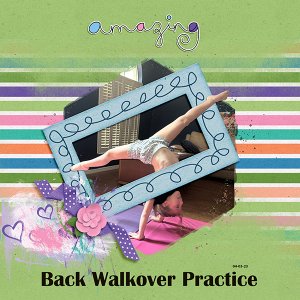Back Walkover practice