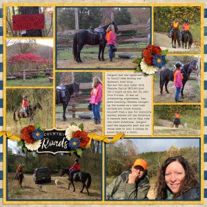 Abigail on a Trail Ride (Missouri) 10.30.2021