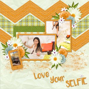 Template Love Your Selfie