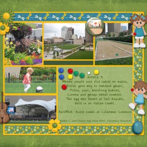2014 #3 - Bocce Court at Columbus Commons