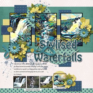 Stylised Waterfalls