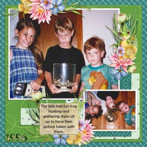 Feeling Froggy-ScrapbookCrazy Create Easy + Free Temp99-Tinci