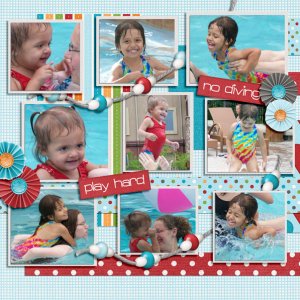 Swimming Superstars - left