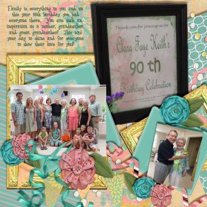Mother's 90th