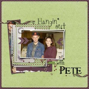 Hanging out with Pete