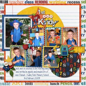 1st Day of Kindy