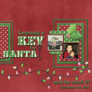 Leaving a Key for Santa