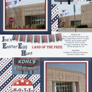 Joe's Easter Egg Hunt Riddle #4