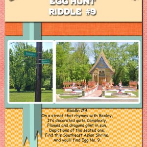 Joe's Easter Egg Hunt Riddle #9