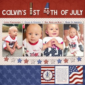Calvin's 1st 4th of July