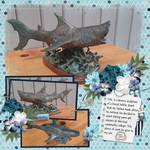 Panoramic Blends 1 Temp #1-Miss Fish, Shark Week-Scraps N Pieces