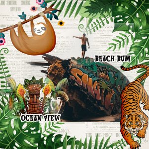Tropical Hideaway By Cutie Pie Scraps